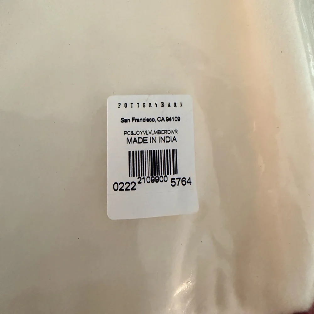 Pottery Barn Peace and Joy Velvet Lumbar Pillow Cover 14